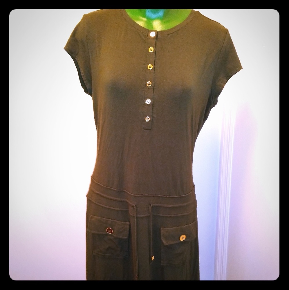 Olive green dress size small